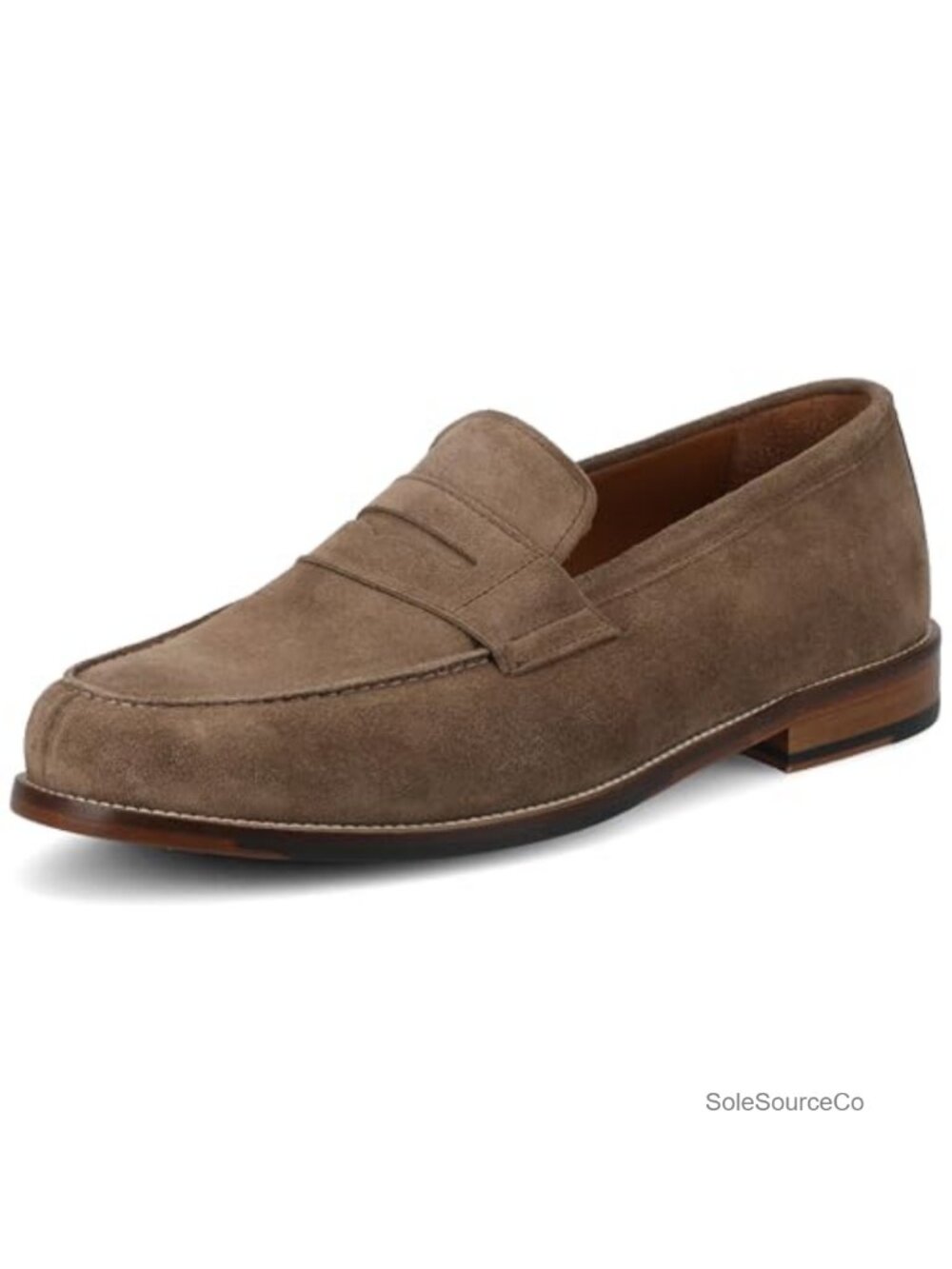Premium Suede Loafers - Round Toe Slip-On Dress Shoes